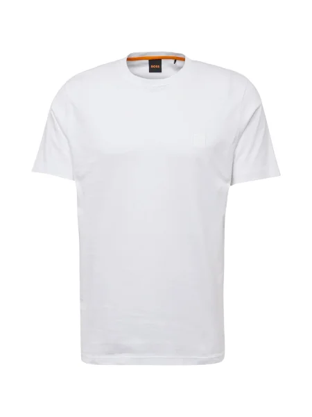 BOSS Tricou Tales' alb