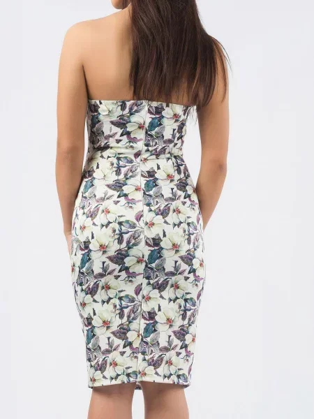 CARICA Сукня міді білий