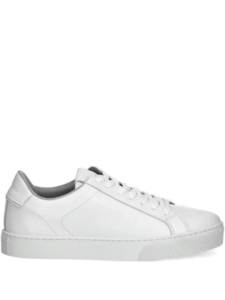 Sneakerși Marc O'polo cu șireturi din piele alb