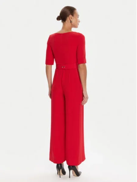 Rinascimento Kombinezonas Wide Leg raudona