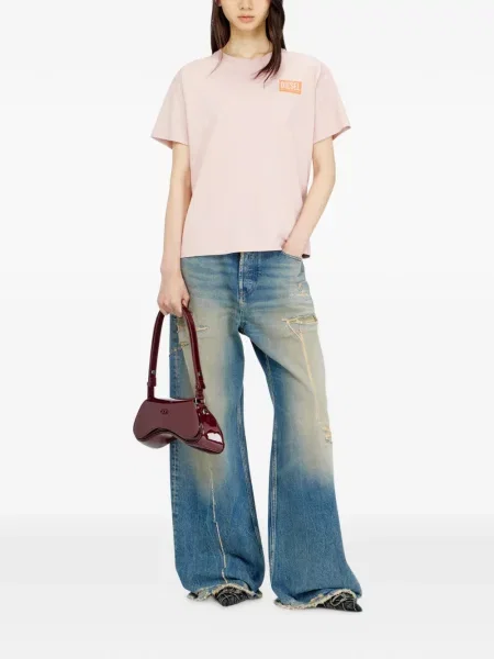 Tricou Diesel cu imagine roz