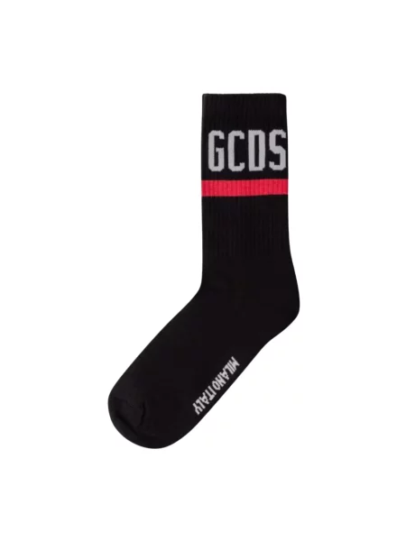 Skarpety Gcds z logo czarne