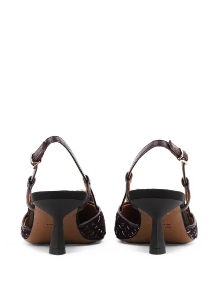 Bouclé pantofi cu toc Paul Warmer roșu