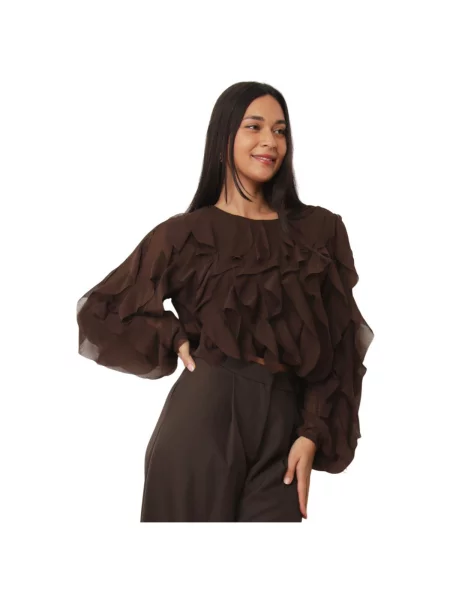 Top La Modeuse smeđa