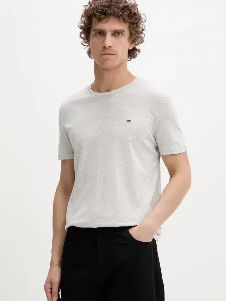 Tommy Jeans tričko šedé