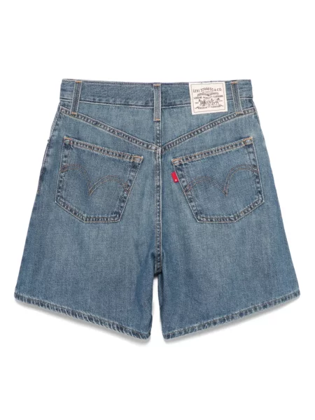 Pantaloni Levi's® cu talie înaltă negru