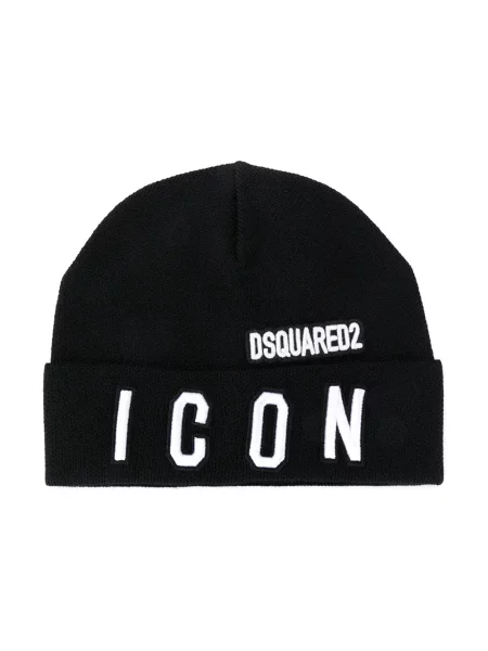 Czapka dziecięca Dsquared2 czarna