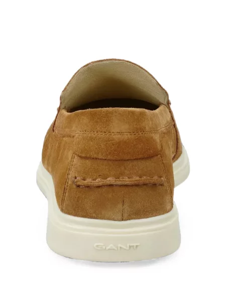 Chiloți Gant din piele de căprioară slip-on maro