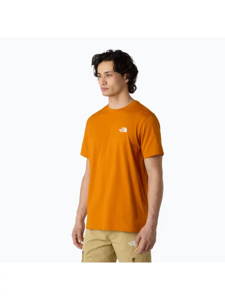 Tricou bărbați The North Face Simple Dome agate orange portocaliu