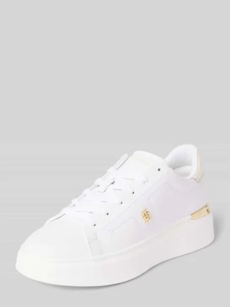 Sneakersy Tommy Hilfiger skórzane białe