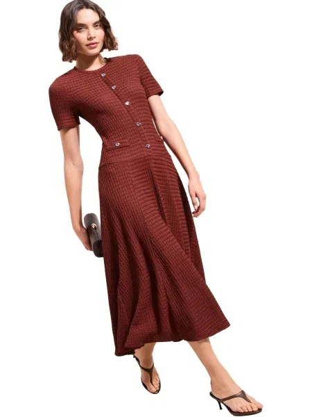 Friends Like These Rochie ruginiu roșu