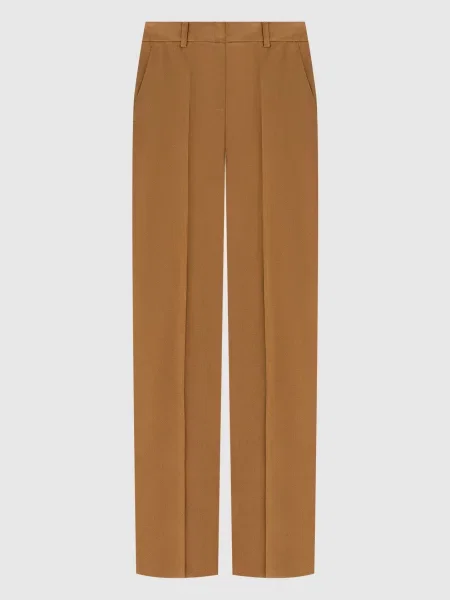 Штани ELIDE з вовною Max & Co коричневі