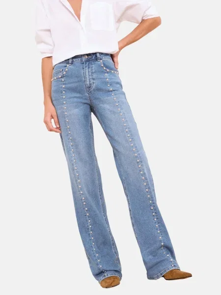 Lipsy Jeans denim albastru