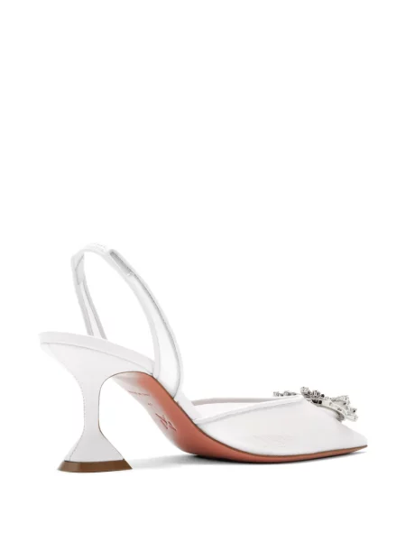 Pantofi cu toc Amina Muaddi alb