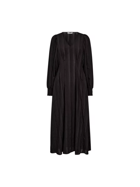 Sukienka Co'couture plisowana garniturowa czarna