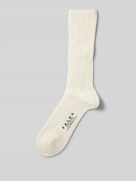 Skarpety z domieszką kaszmiru model ‘COSY’ Falke białe