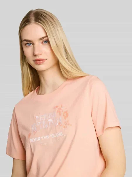 Męski t-shirt o kroju regular fit z czystej bawełny Tom Tailor Denim