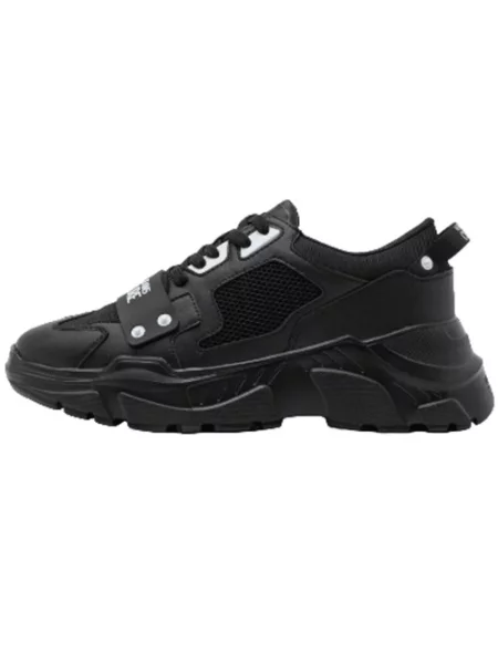 Sneakersy Versace Jeans Couture skórzane czarne