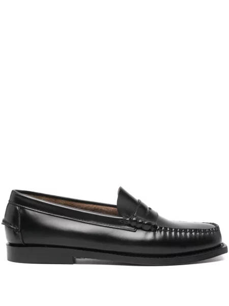 Kožené loafers Sebago černé