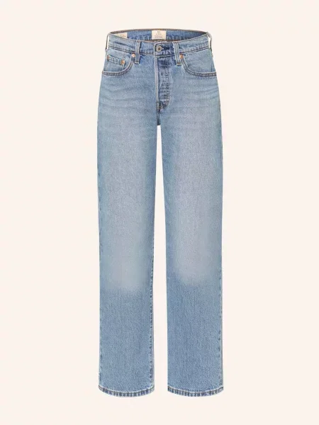Levi's® Jeansy Straight Curve blau niebieskie