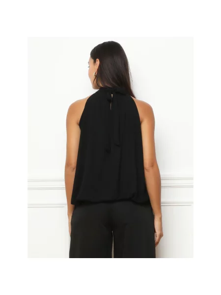 Top La Modeuse negru