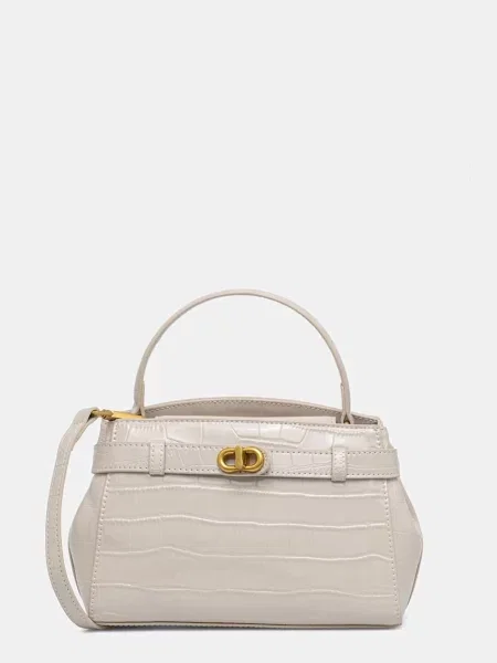 Answear.LAB geantă crossbody pentru femei. din piele bej