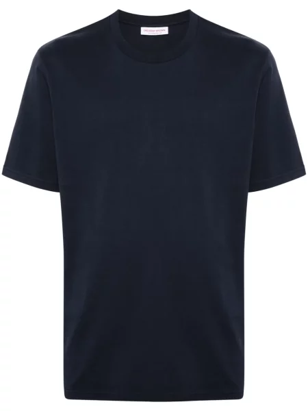 Tricou Orlebar Brown din jerseu albastru