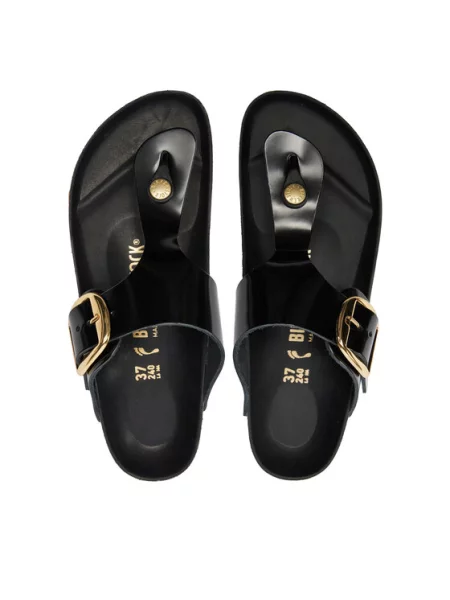 Birkenstock Japonke Gizeh Buckle He črna