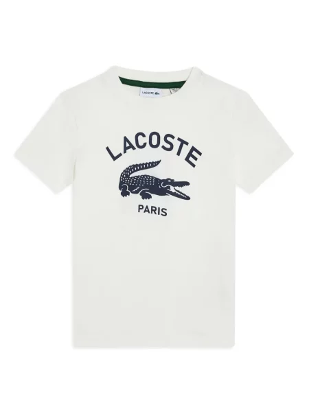 Koszulka dziecięca Lacoste biała