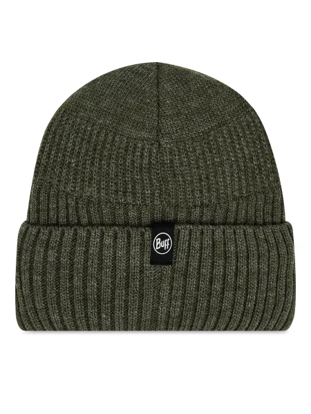 Téli sapka BUFF Knitted & Fleece Renso silversage. Méret: OS zöld