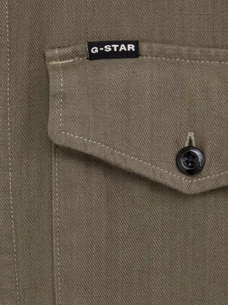 Сорочка G-Star slim класичний комір зелений
