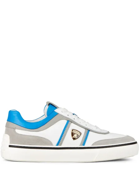 Sneakerși Tod's cu șireturi din piele alb