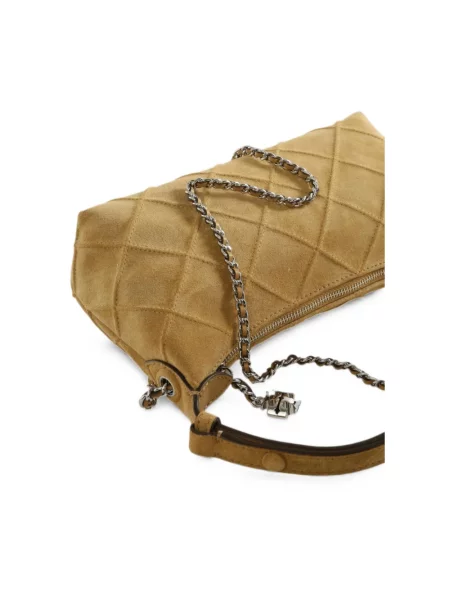 Tory Burch Torebka Na Ramię Fleming beige szara