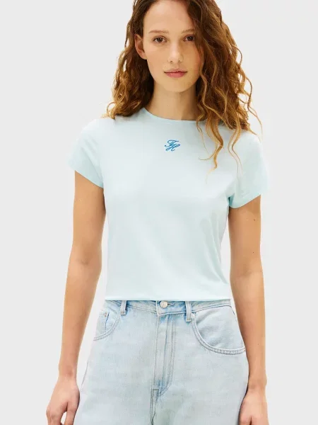 Футболка Tommy Hilfiger блакитна