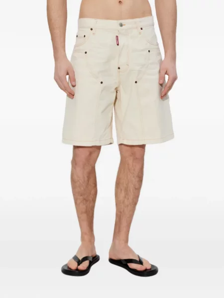 Pantaloni scurți Dsquared2 alb