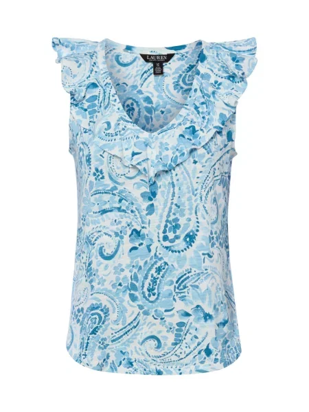 Top Lauren Ralph Lauren niebieski