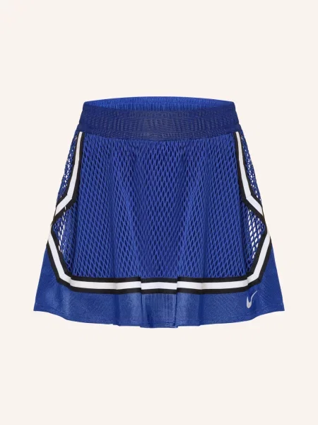 Nike Tenisová Sukně Court Slam tmavě modrá černá bílá