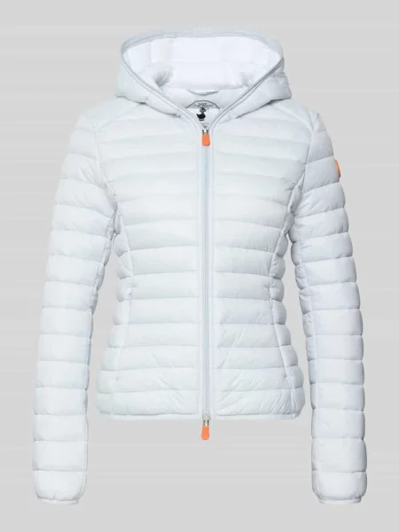 Kurtka pikowana o kroju slim fit z dwustronnym zamkiem błyskawicznym model ‘Daisy’ Save The Duck
