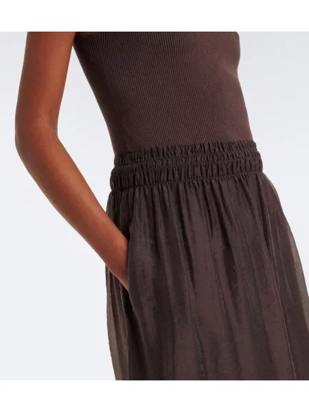 Rochie midi Vince tricotate maro