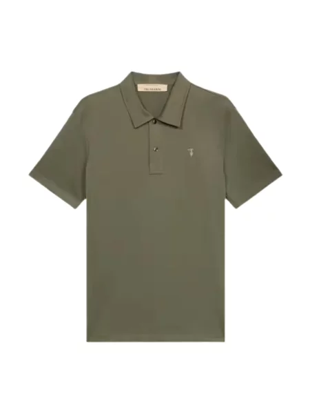 Koszulka polo Trussardi zielona