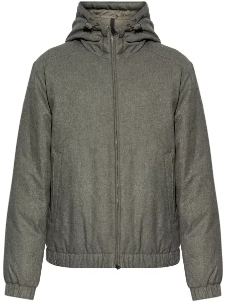 Geacă cu puf Moncler gri