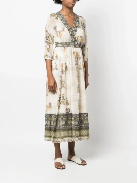 Rochie Max Mara cu imagine cu decolteu în V