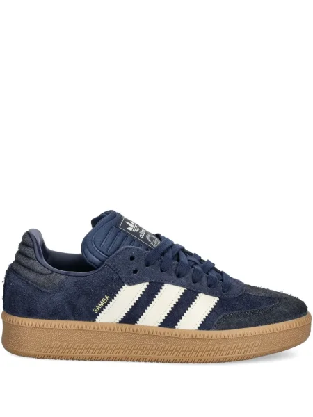 Ριγέ μισό φερμουάρ sneakers Adidas EQT σουέντ μαύρο
