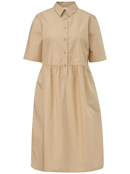 Comma casual identity Dolga srajca kamela