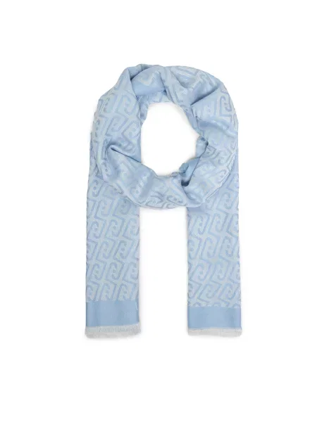 Шаль Liu Jo блакитний