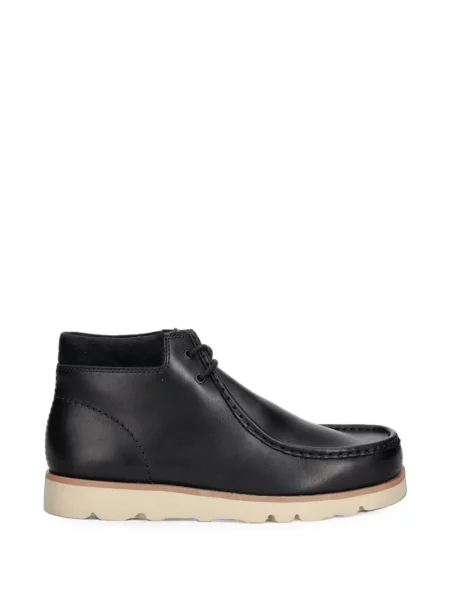 Botine Clarks Originals cu șireturi din piele negru