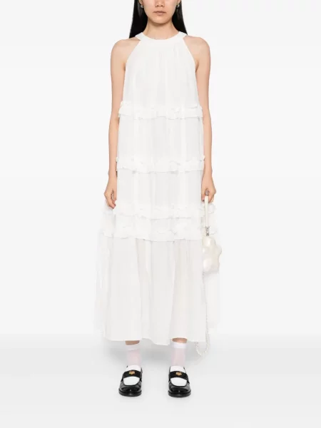 Rochie fără mâneci B+ab fără mâneci de costum alb