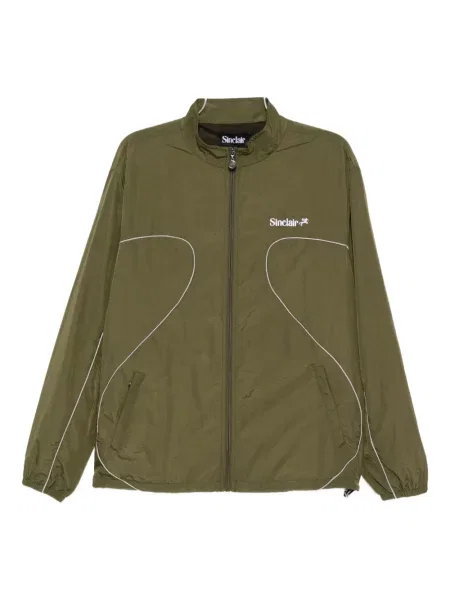 Geacă Sinclair cu broderie verde