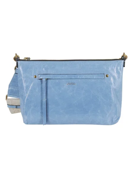 Torebka skórzana Isabel Marant skórzana niebieska