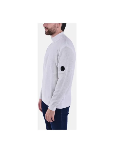 Sweter z golfem C.p. Company do golfa szary